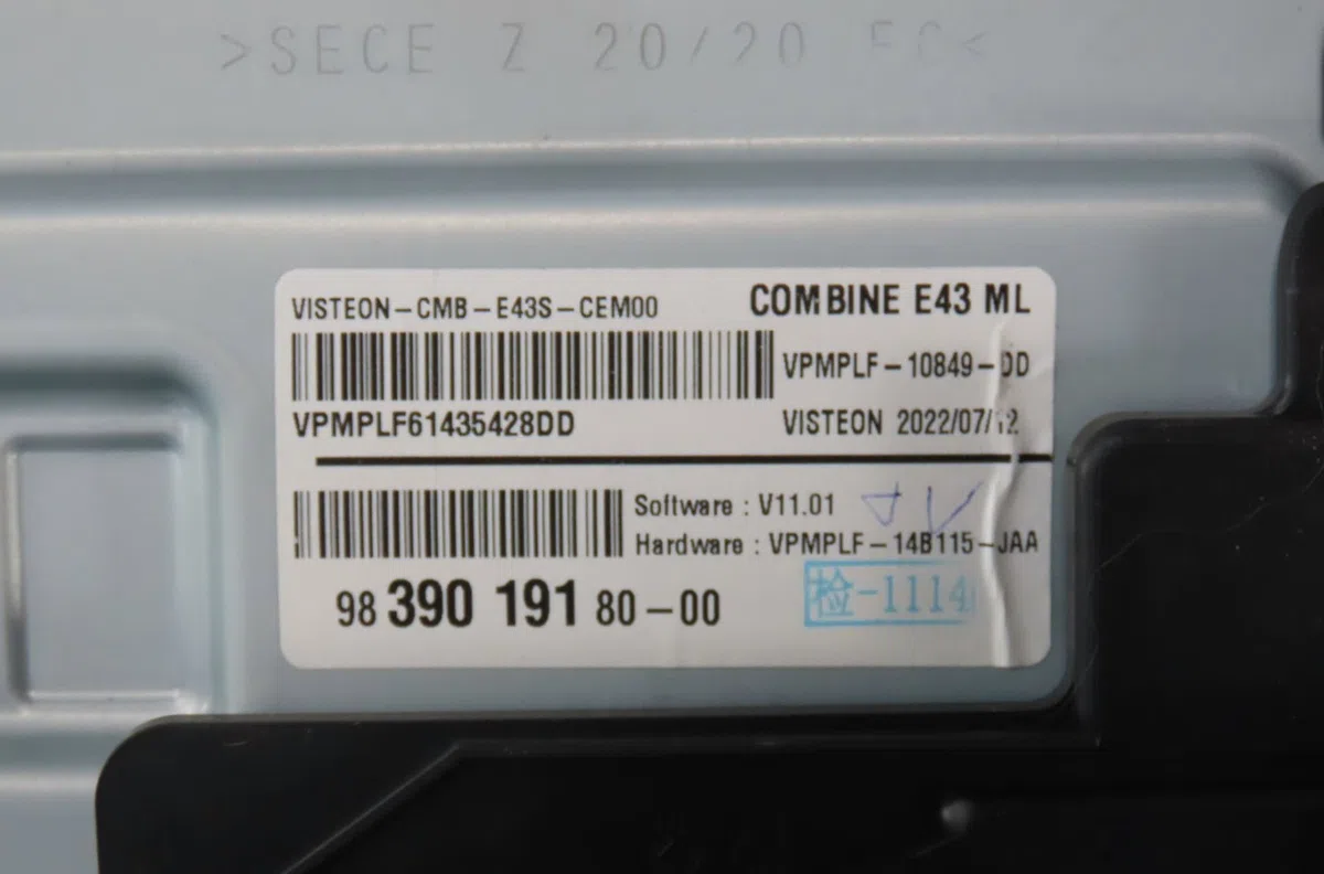 Bloc compteurs Citroen C5 X (ND_, NC_) Puretech 130 (nchnsp) (2021) occasion