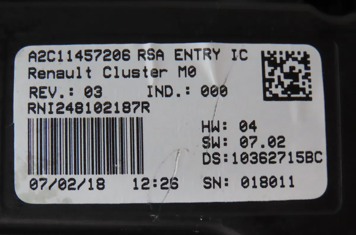 Bloc compteurs Dacia DUSTER (HM_) 1.5 dci 110 (hmab) (2017) occasion