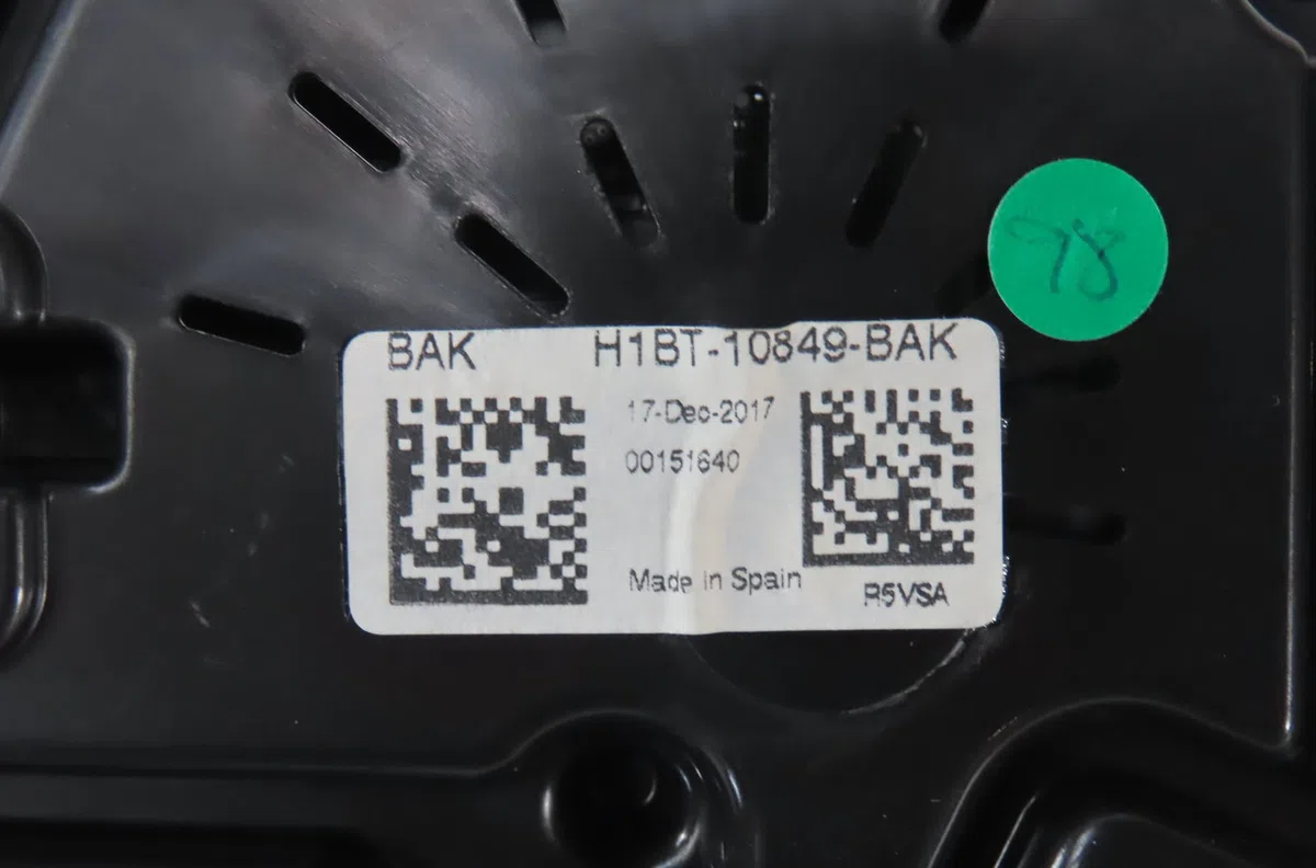 Bloc compteurs Ford FIESTA VII (HJ, HF) 1.0 ecoboost (2017) occasion