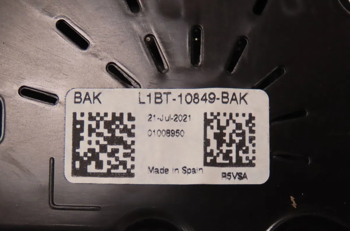Bloc compteurs Ford FIESTA VII (HJ, HF) 1.1 ti-vct (2017) occasion