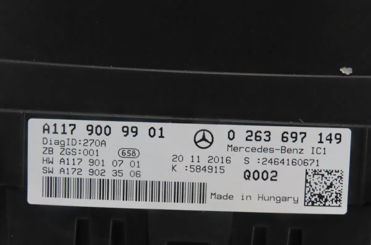Bloc compteurs Mercedes-benz CLA Coupé (C117) Cla 180 cdi - d (117.312) (2013-2018) occasion