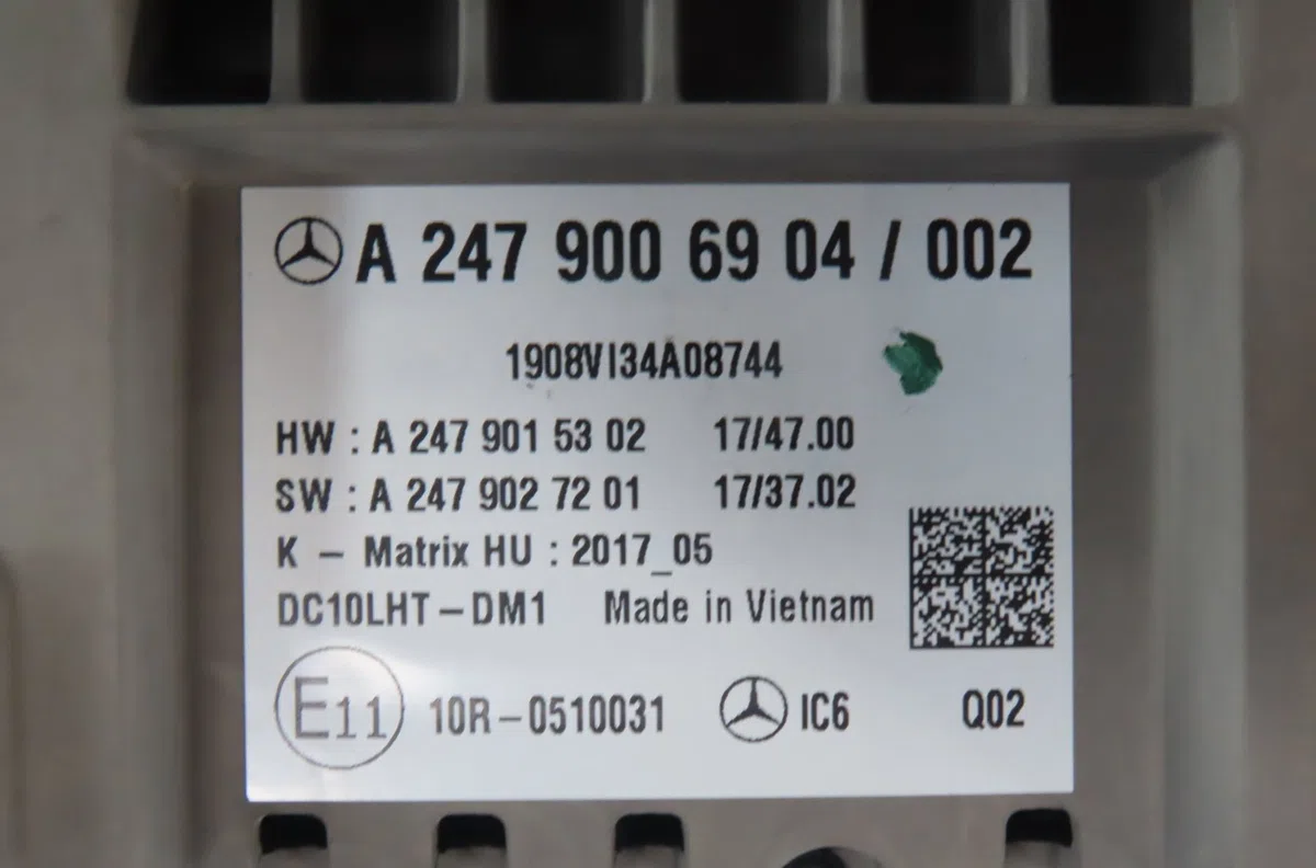 Bloc compteurs Mercedes-benz CLASSE A (W177) A 180 d (177.003) (2018) 5 portes occasion
