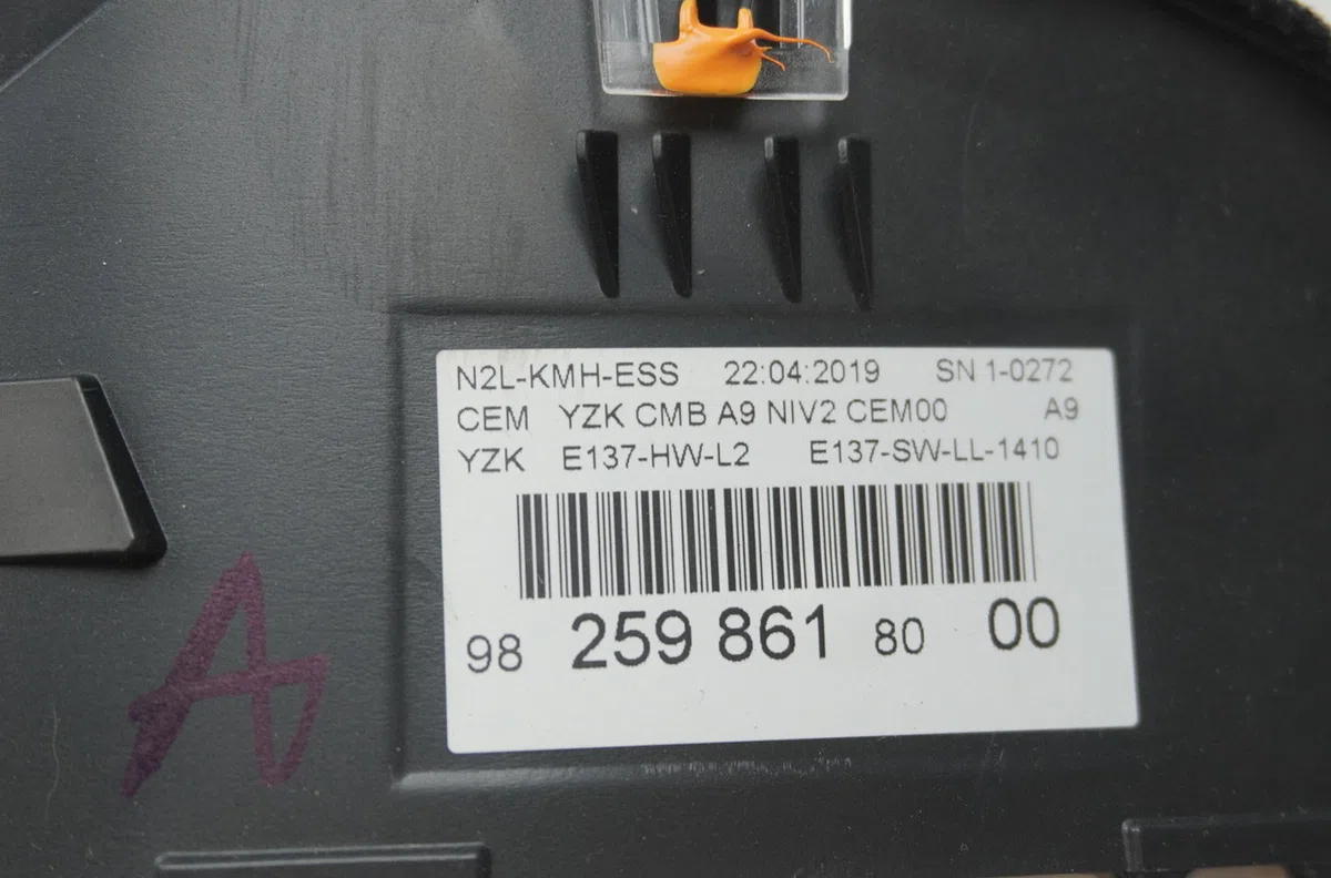 Bloc compteurs Peugeot 2008 I (CU_) 1.2 puretech 82 (2018-2019) occasion