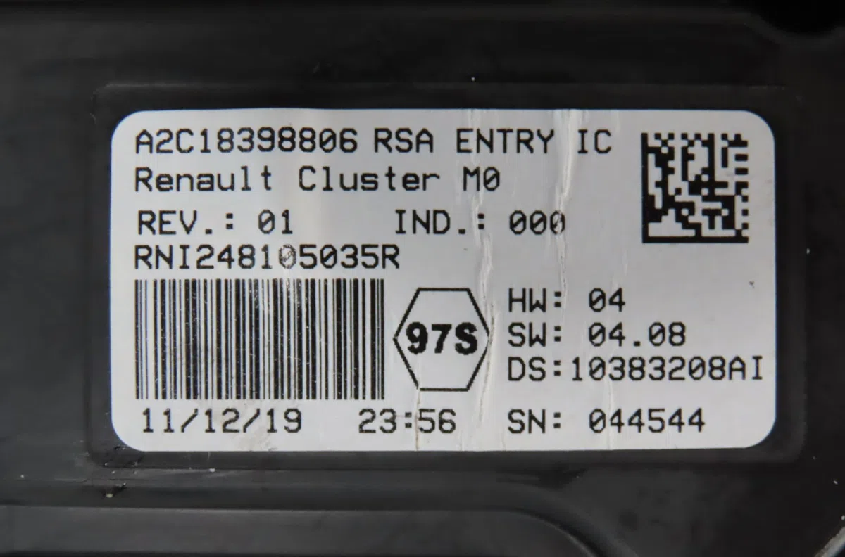Bloc compteurs Renault MASTER III Camionnette (FV) 2.3 dci 135 fwd (fv0n, fv08) (2014) occasion