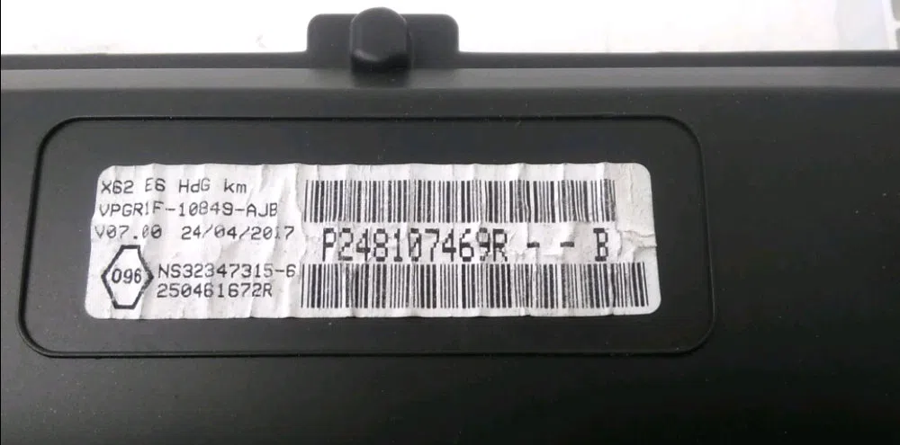 Bloc compteurs Renault MASTER III Camionnette (FV) 2.3 dci 145 fwd (fv0e, fv0f, fv0h, fv02, fv0m, fv0s,... (2010) occasi