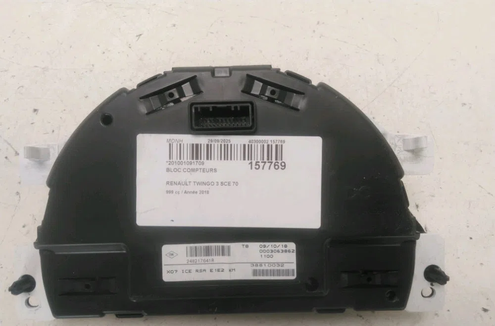 Bloc compteurs Renault TWINGO III (BCM_, BCA_) 1.0 sce 70 (2014) 5 portes occasion