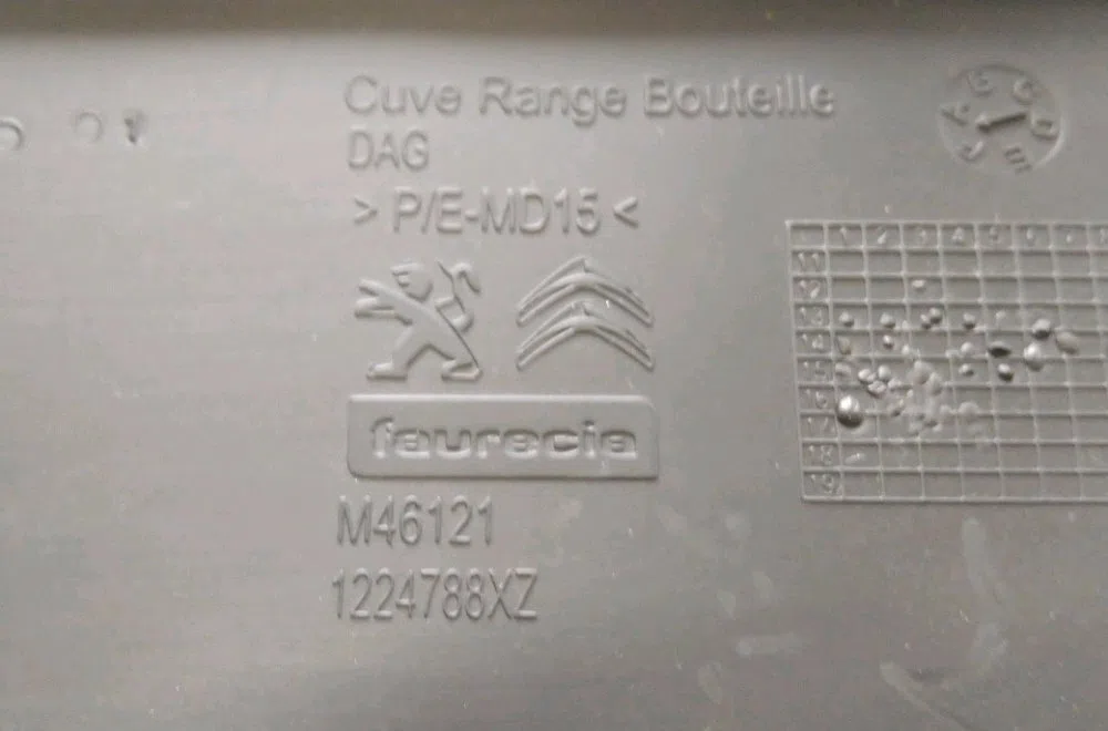 Boite à gants Citroen C4 PICASSO II 1.6 bluehdi 120 (2014) occasion