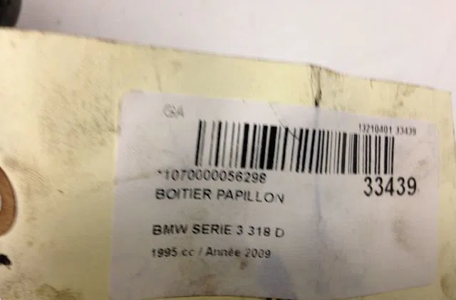 Boitier papillon Bmw 3 (E90) 318 d (2007-2011) occasion