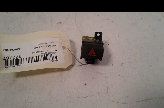 Bouton de warning Fiat BRAVO II (198_) 1.9 d multijet (198axb1a) (2007-2014) occasion