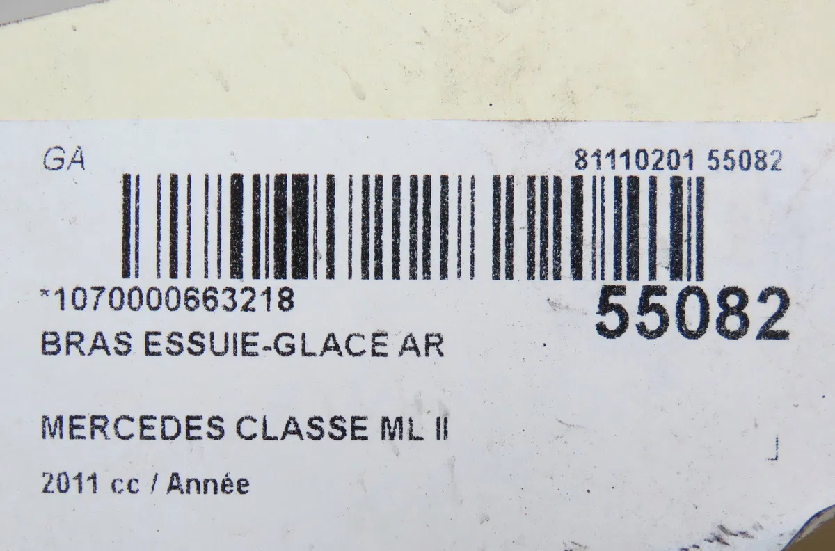 Bras essuie-glace arrière Mercedes-benz CLASSE M (W166) Ml 250 cdi - bluetec 4-matic (166.004, 166.003) (2011-2015) occasion — photo 4