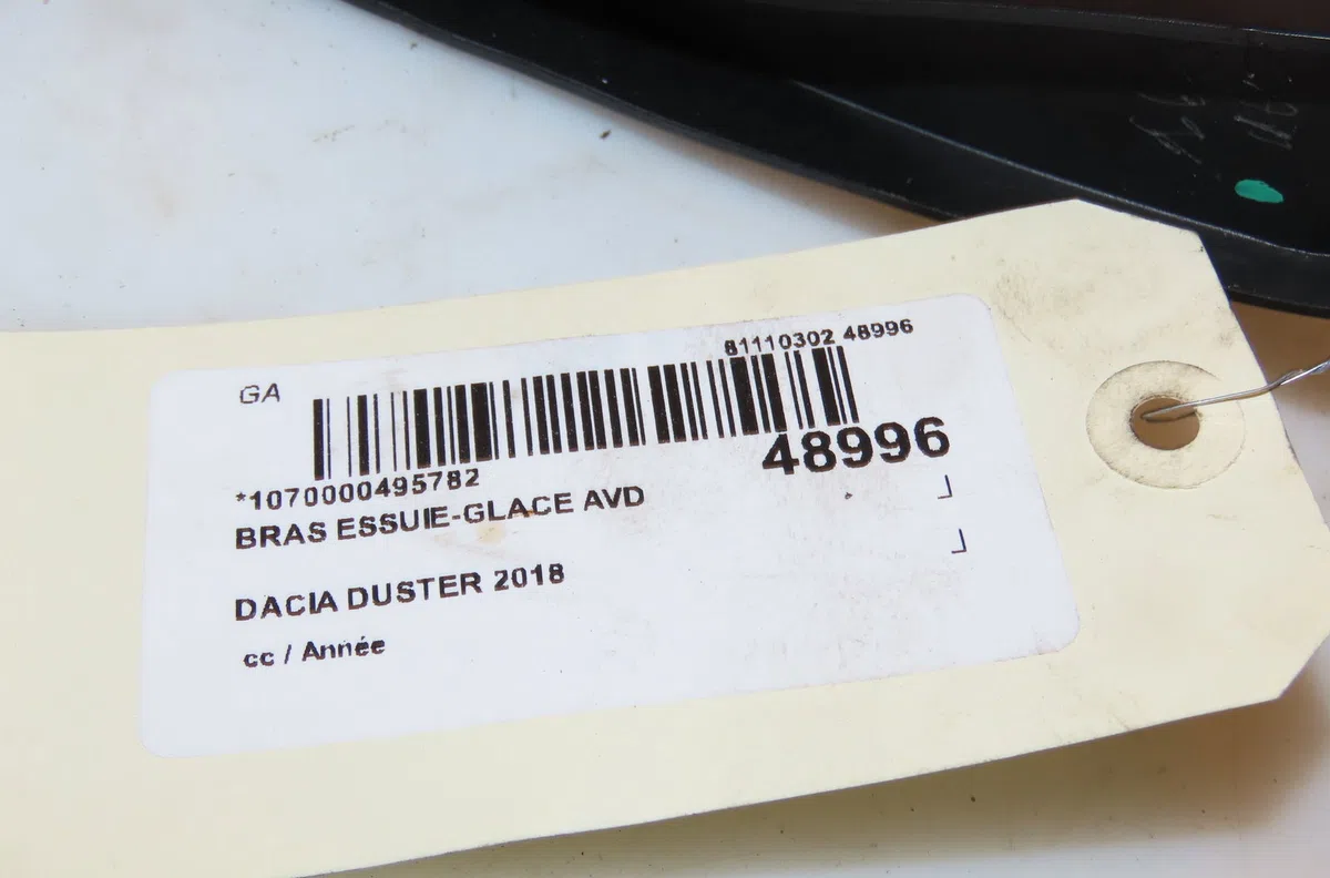 Bras essuie-glace avant droit Dacia DUSTER (HM_) 1.2 tce 125 (hmma) (2017) occasion — photo 3