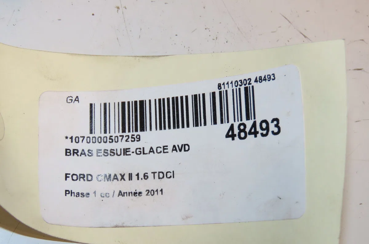 Bras essuie-glace avant droit Ford C-MAX II (DXA-CB7, DXA-CEU) 1.6 tdci (2010-2019) 5 portes occasion — photo 4