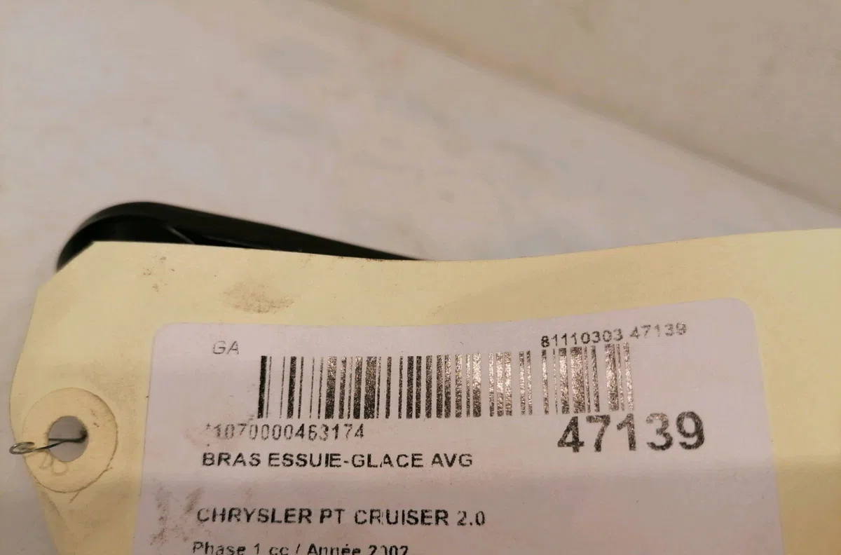 Bras essuie-glace avant gauche Chrysler PT CRUISER (PT_) 2.0 (2000-2004) occasion — photo 4