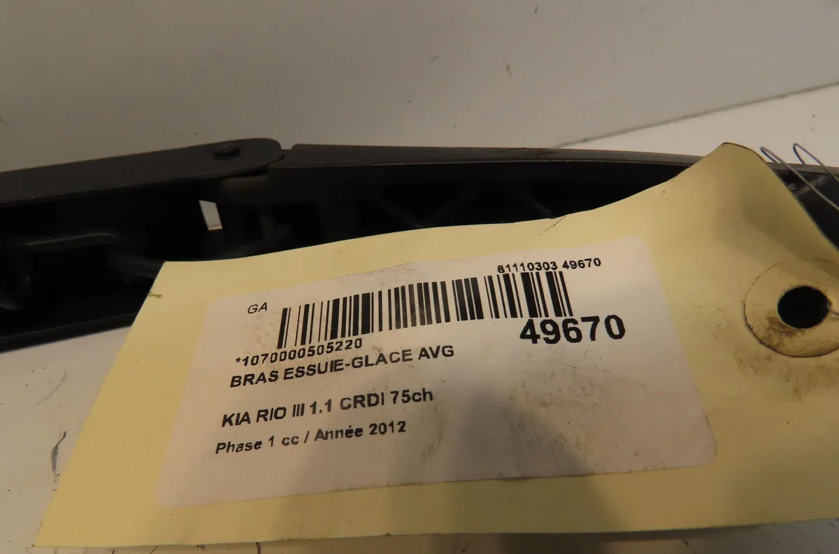 Bras essuie-glace avant gauche Kia RIO III (UB) 1.1 crdi (2011-2017) occasion — photo 4