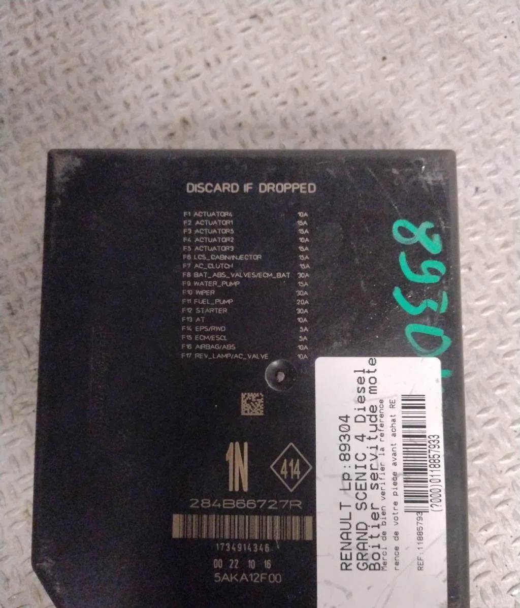 Bsm (boitier servitude moteur) RENAULT GRAND SCENIC 4 GRAND SCENIC 4 occasion