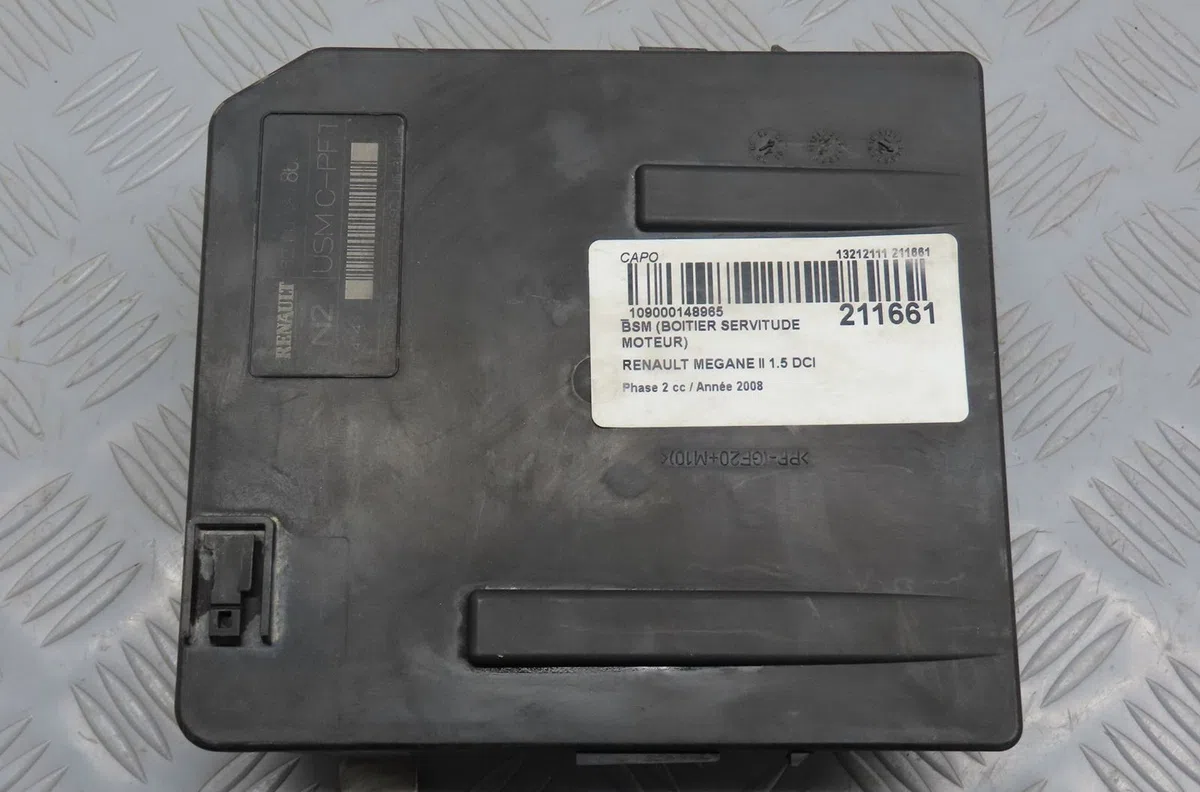 Bsm (boitier servitude moteur) Renault MEGANE II (BM0-1_, CM0-1_) 1.5 dci (bm1e, cm1e) (2005-2008) occasion