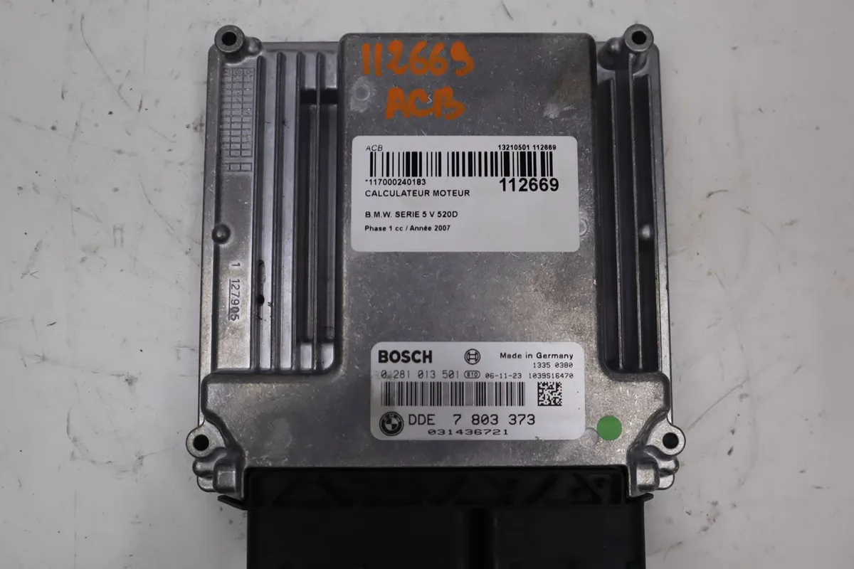 Calculateur moteur Bmw 5 (E60) 520 d (2005-2009) occasion