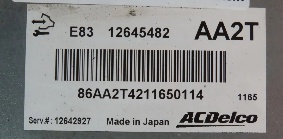 Calculateur moteur Chevrolet AVEO 3-5 portes (T300) 1.6 (2011) occasion — photo 2