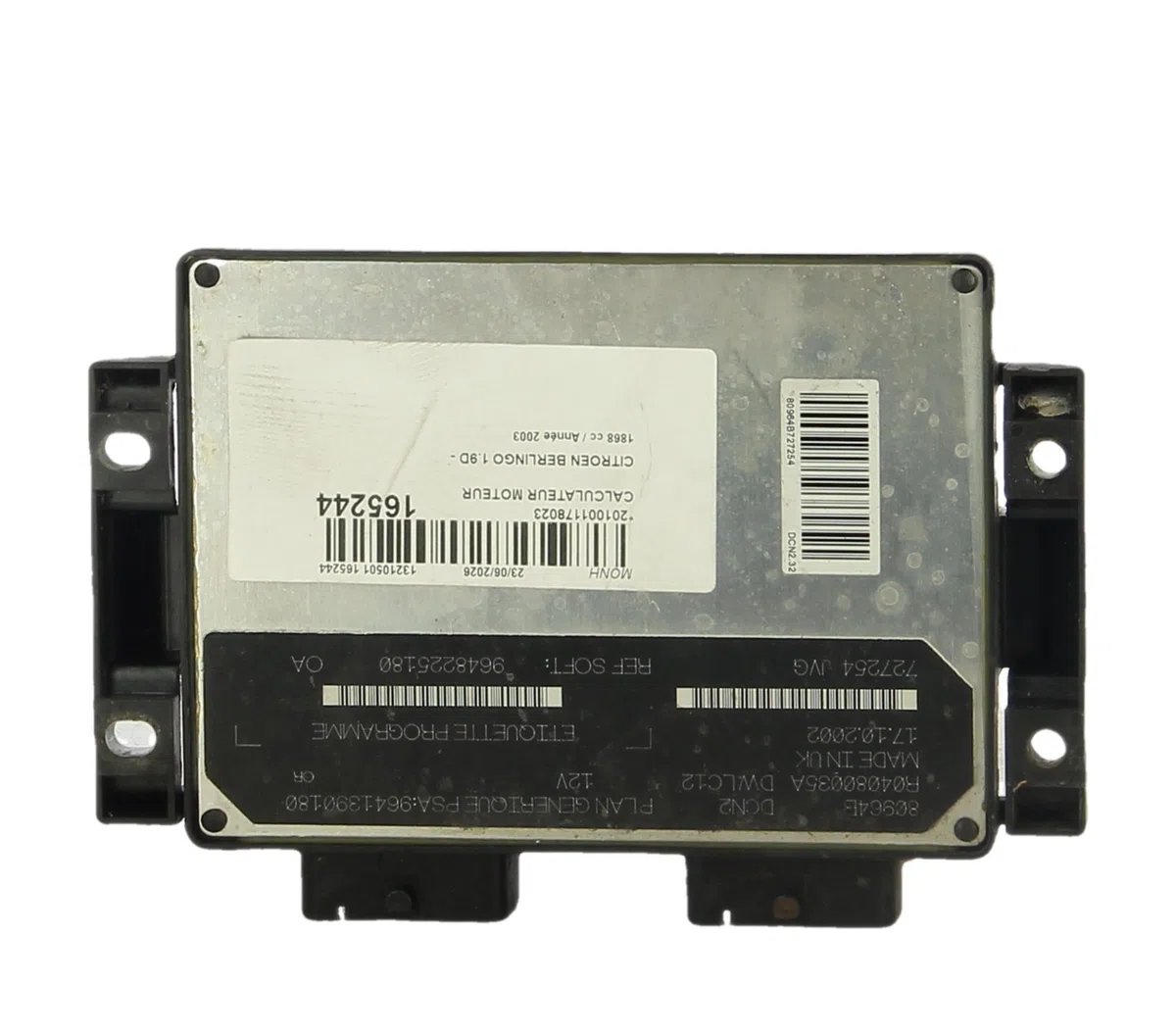 Calculateur moteur Citroen BERLINGO - BERLINGO FIRST Camionnette-Monospace (M_) 1.9 d 70 (mbwjz, mcwjz) (1999-2011) occa