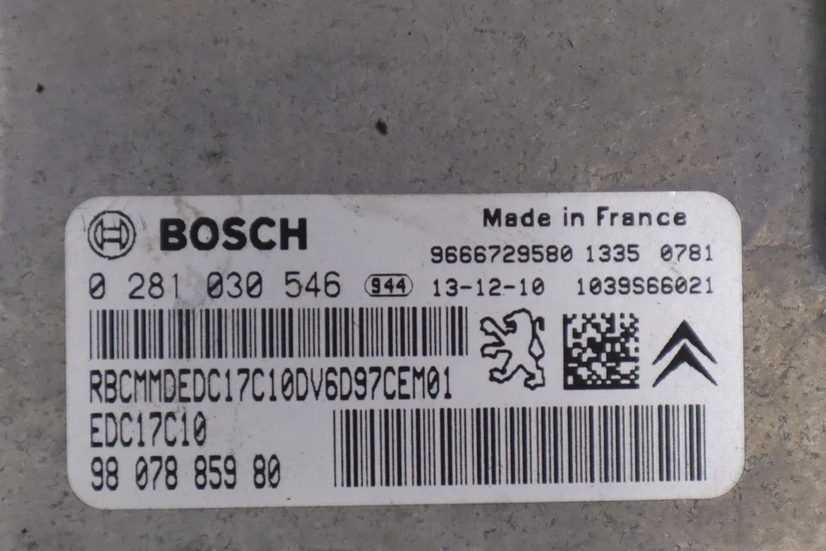 Calculateur moteur Citroën BERLINGO Camionnette-Monospace (B9) 1.6 hdi 90 (2010-2017) occasion — photo 2
