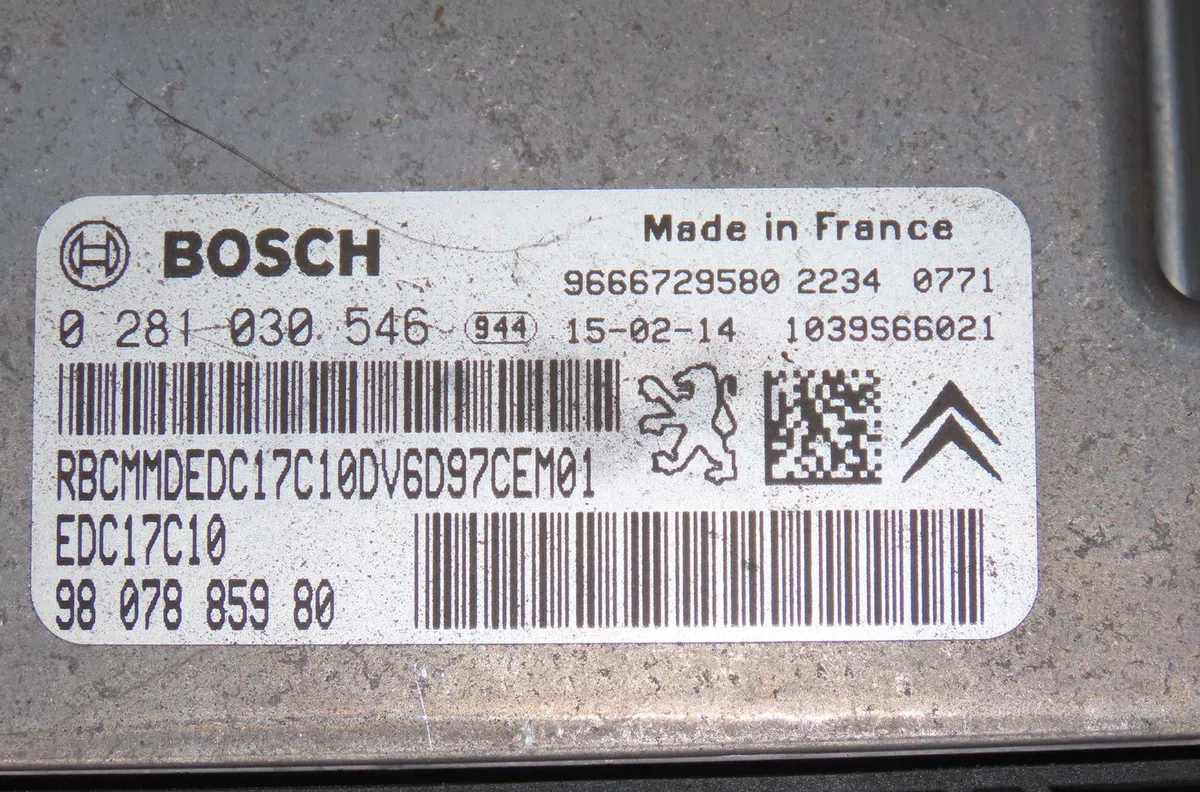 Calculateur moteur Citroën BERLINGO MULTISPACE (B9) 1.6 hdi 75 - bluehdi 75 (2008) occasion — photo 2