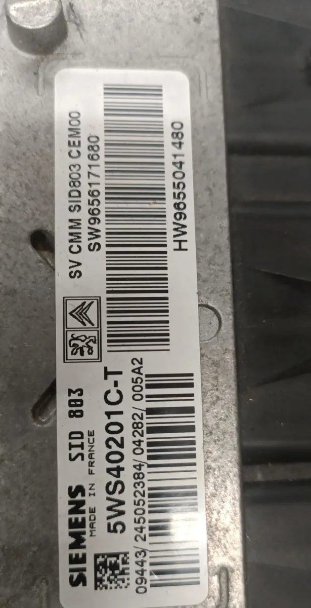 Calculateur moteur Citroen BERLINGO MULTISPACE (B9) 1.6 vti 95 (2010) occasion