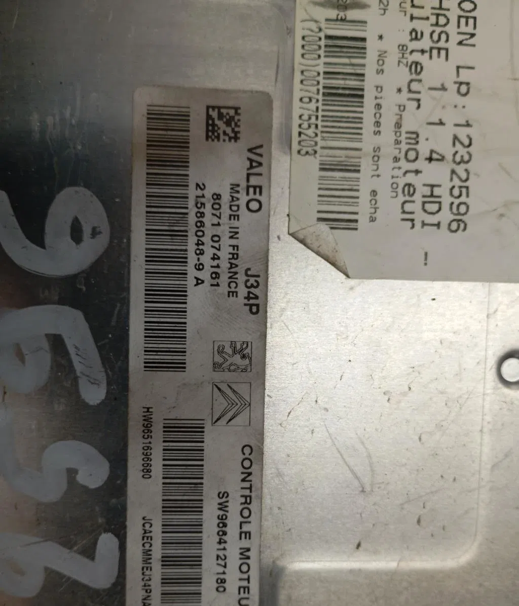 Calculateur moteur Citroen C2 (JM_) 1.4 hdi (2003-2009) 3 portes occasion