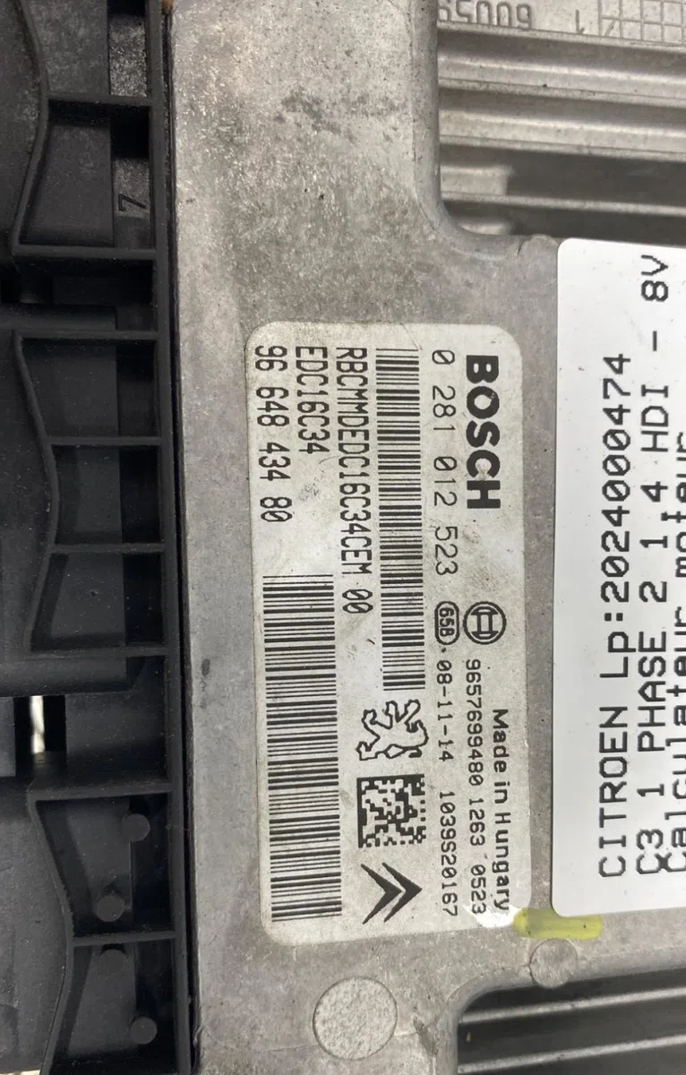 Calculateur moteur CITROEN C3 1 PHASE 2 occasion — photo 3