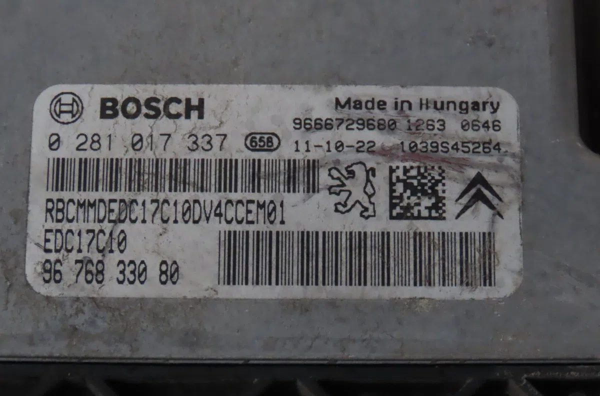 Calculateur moteur Citroen C3 II (SC_) 1.4 hdi 70 (sc8hzc, sc8hr0, sc8hp4) (2009) 5 portes occasion — photo 2