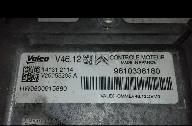 Calculateur moteur Citroen C4 CACTUS 1.2 vti 82 (2014) 5 portes occasion — photo 3