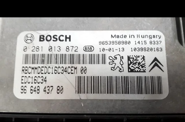 Calculateur moteur Citroën C5 III (RD_) 1.6 hdi 110 (2008) occasion