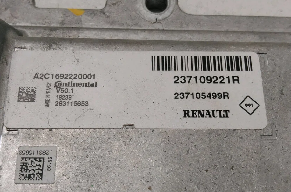 Calculateur moteur Dacia LOGAN MCV II Tce 90 (k8m1) (2013) occasion