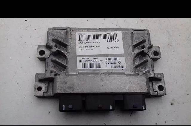Calculateur moteur Dacia SANDERO 1.2 16v lpg (2008) occasion
