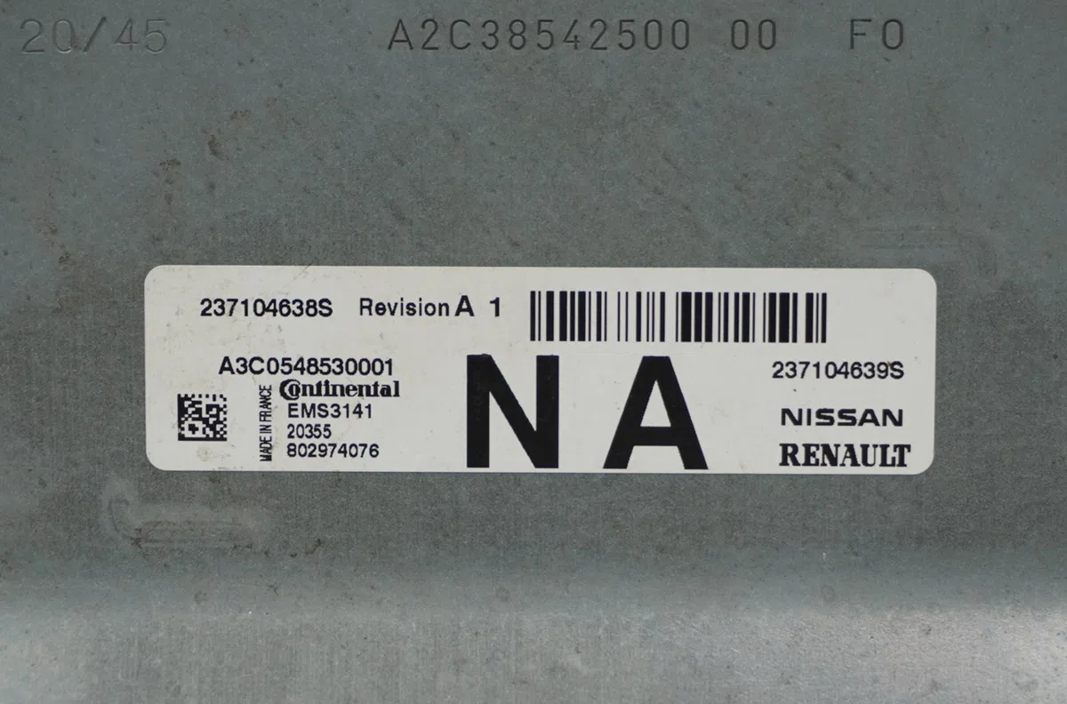 Calculateur moteur Dacia SANDERO III Liberty 125 i.e. (m73) (2012) occasion — photo 3