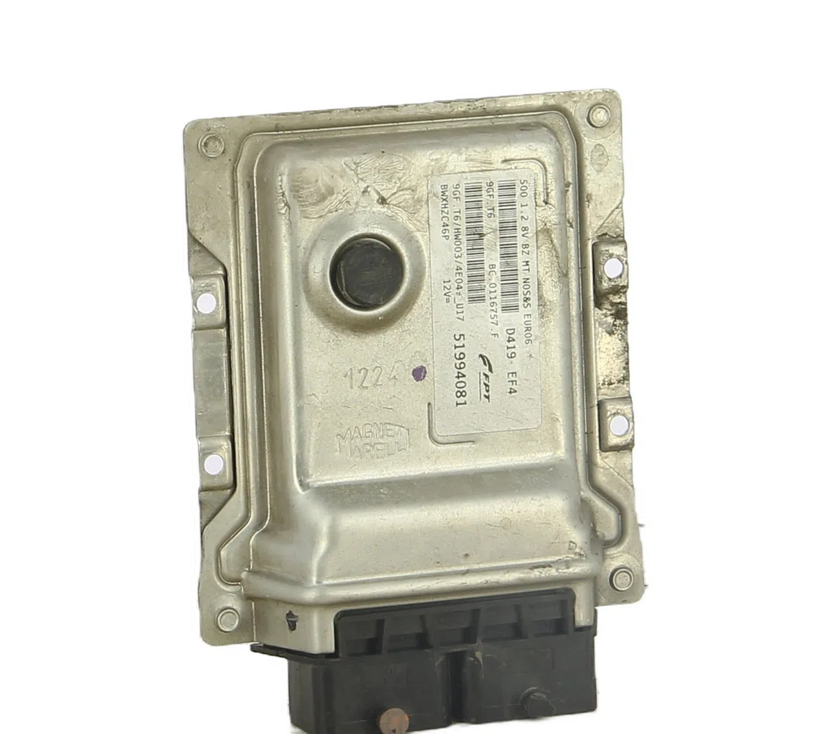 Calculateur moteur Fiat 500 (312_) 1.2 (312axa1a) (2007) 3 portes occasion — photo 2