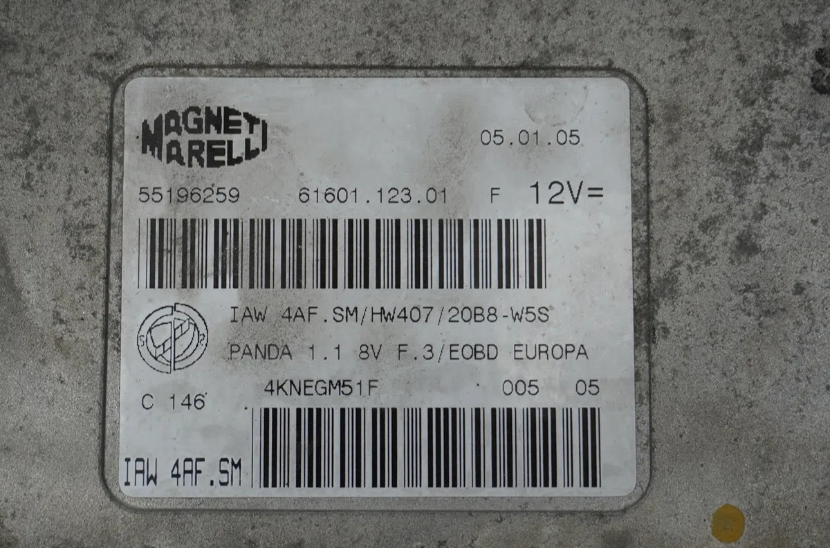 Calculateur moteur Fiat PANDA (169_) 1.1 (169.axa1a) (2003) occasion — photo 3