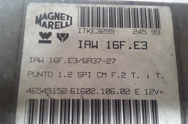 Calculateur moteur FIAT PUNTO 1997 occasion — photo 2