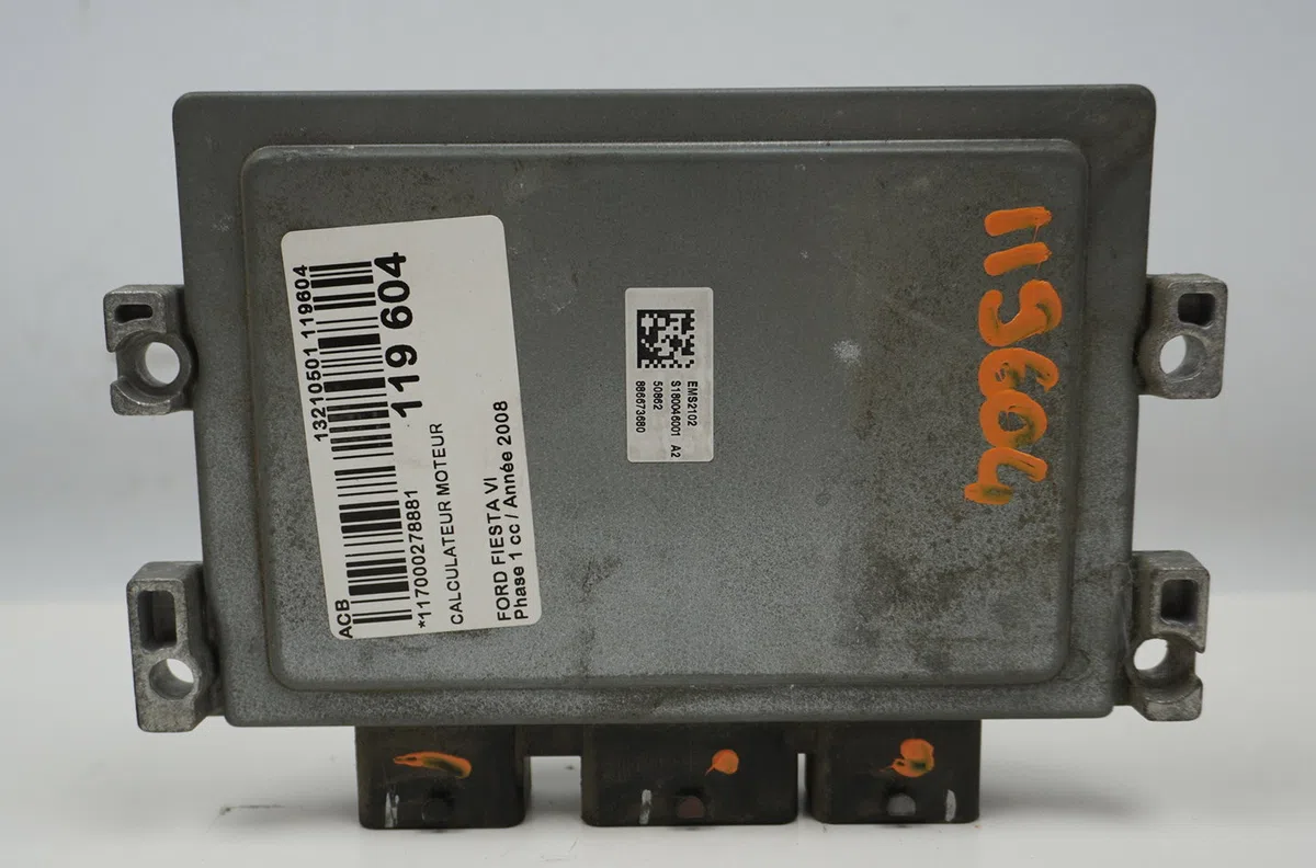 Calculateur moteur Ford FIESTA VI (CB1, CCN) 1.25 (2008-2017) 5 portes occasion — photo 3