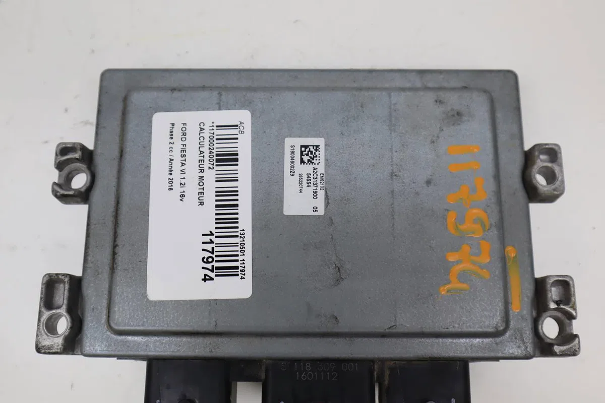 Calculateur moteur Ford FIESTA VI (CB1, CCN) 1.25 (2008-2017) 5 portes occasion — photo 2