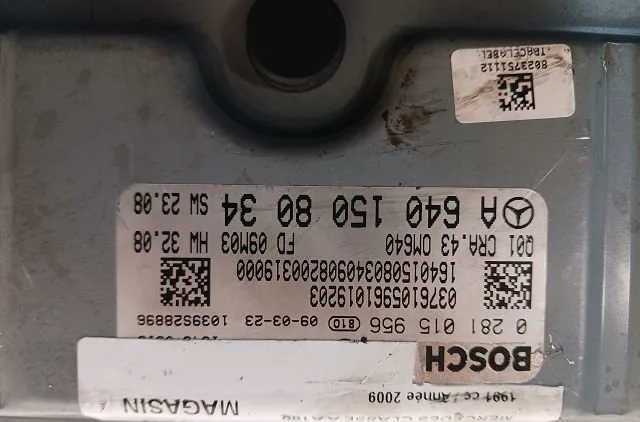 Calculateur moteur Mercedes-benz CLASSE A (W169) A 180 cdi (169.007, 169.307) (2004-2012) 5 portes occasion