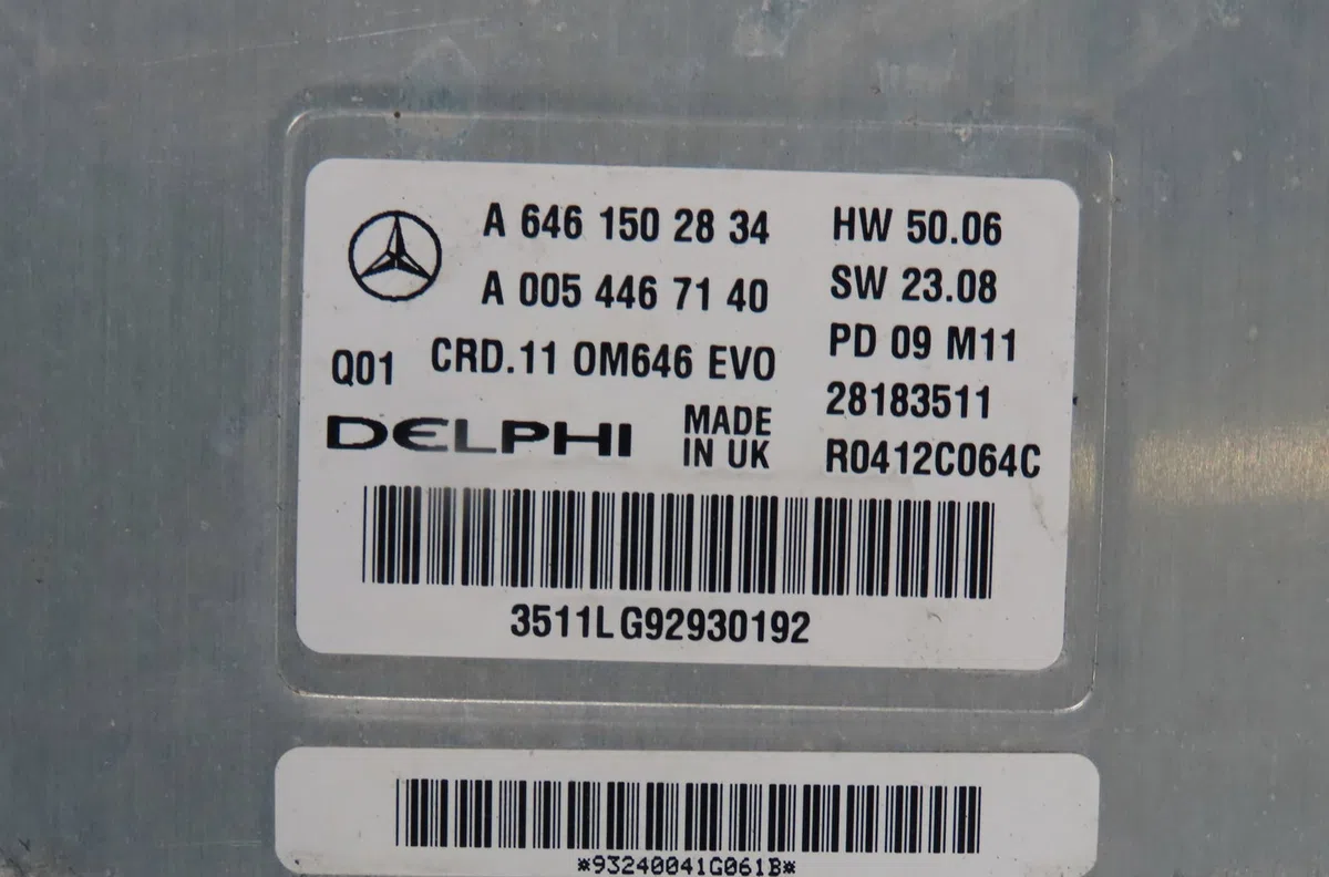 Calculateur moteur Mercedes-benz CLASSE C (W204) C 200 cdi (204.007, 204.006) (2007-2009) occasion