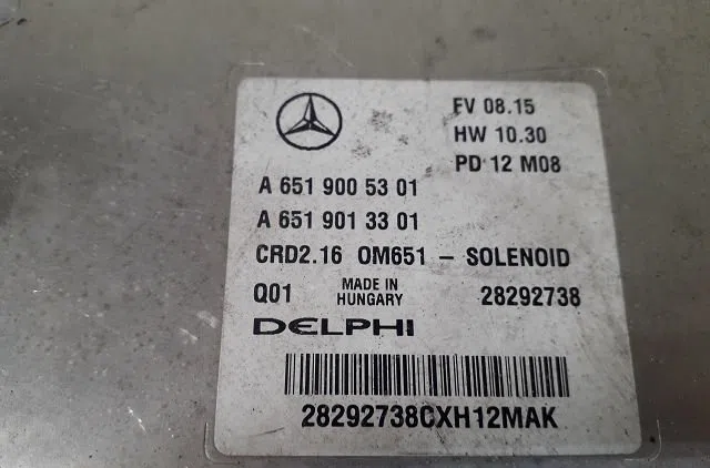 Calculateur moteur Mercedes-benz CLASSE C (W204) C 220 cdi (204.002) (2008-2014) 4 portes occasion