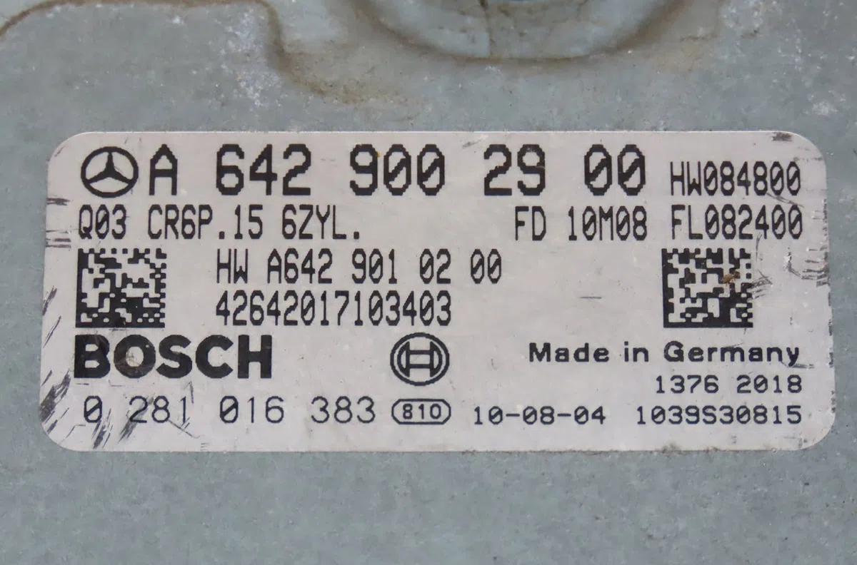 Calculateur moteur Mercedes-benz CLASSE M (W164) Ml 350 cdi 4-matic (164.125, 164.124) (2009-2011) occasion — photo 2