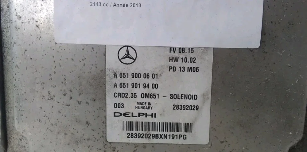 Calculateur moteur Mercedes-benz SPRINTER 3,5-t Camionnette (B906) 313 cdi (906.631, 906.633, 906.635, 906.637) (2009) occasion — photo 4