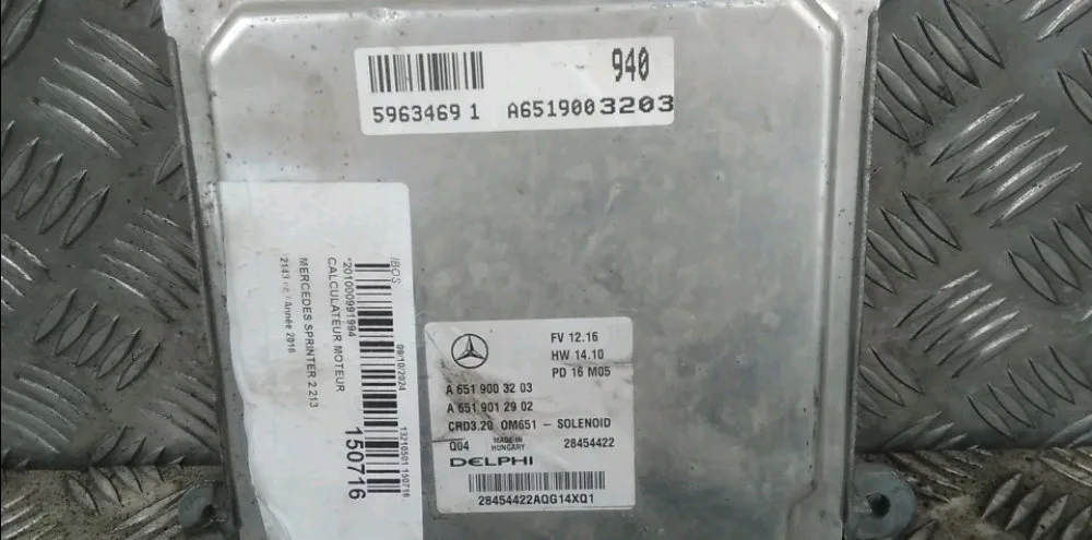 Calculateur moteur Mercedes-benz SPRINTER 3-t Camionnette (B906) 213 cdi (906.611, 906.613) (2006-2009) occasion