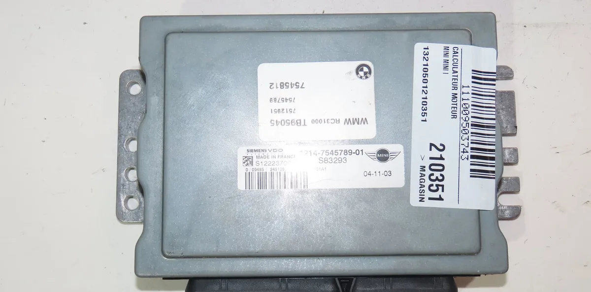 Calculateur moteur Mini MINI (R50, R53) Cooper (2001-2006) 3 portes occasion