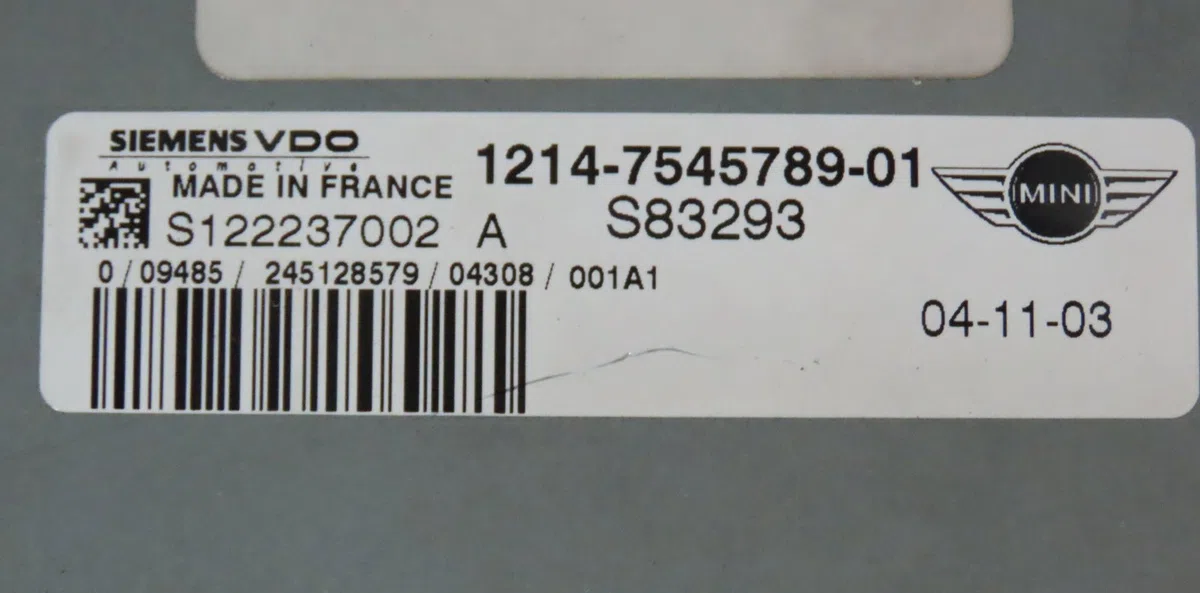 Calculateur moteur Mini MINI (R50, R53) Cooper (2001-2006) 3 portes occasion — photo 2