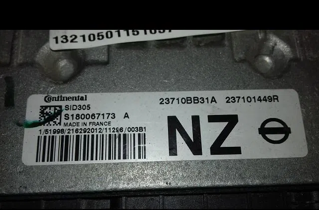 Calculateur moteur Nissan QASHQAI - QASHQAI 2 I (J10, NJ10, JJ10E) 1.5 dci (2010-2013) 5 portes occasion — photo 2