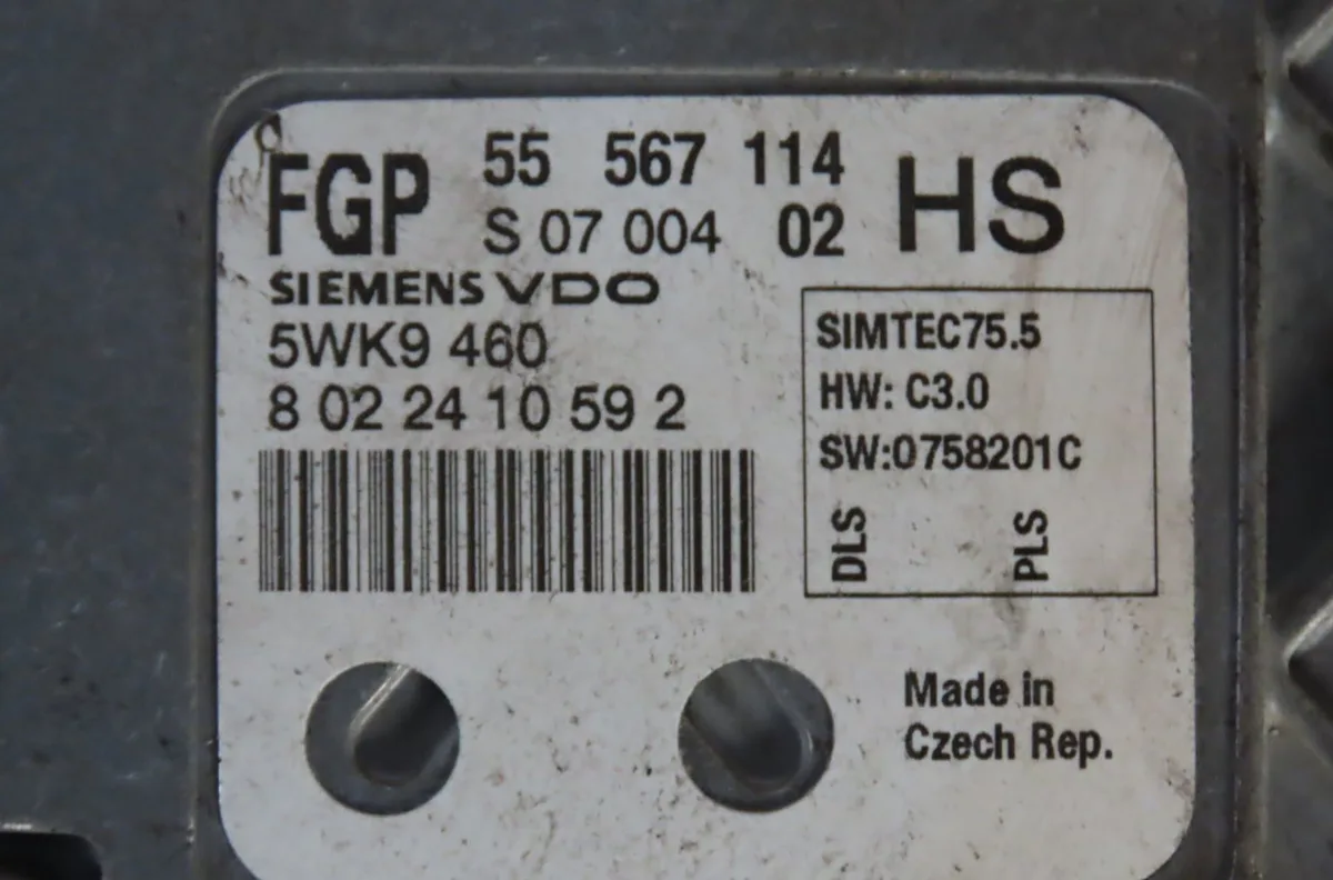 Calculateur moteur Opel ASTRA H TwinTop (A04) 1.6 (l67) (2006-2010) occasion