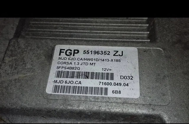 Calculateur moteur Opel CORSA C (X01) 1.3 cdti (f08, f68) (2003-2009) occasion